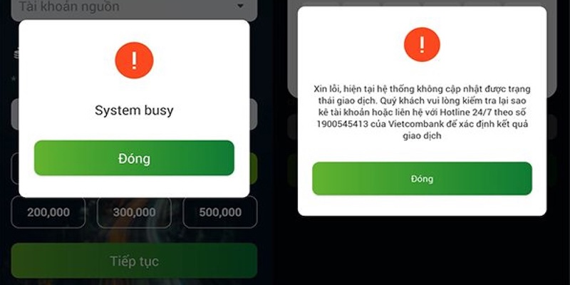 Hệ thống ngân hàng xảy ra lỗi sẽ khiến giao dịch rút tiền bị gián đoạn