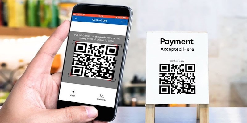 Chọn giao dịch qua mã QR nhanh chóng chỉ cần mở app ngân hàng